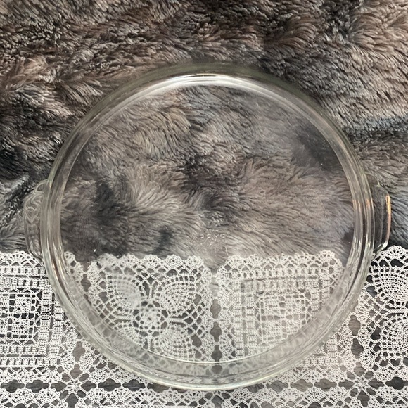 Vintage Early Clear Pyrex Dish Clear Casserole with Lid 4 Cup - Picture 12 of 16